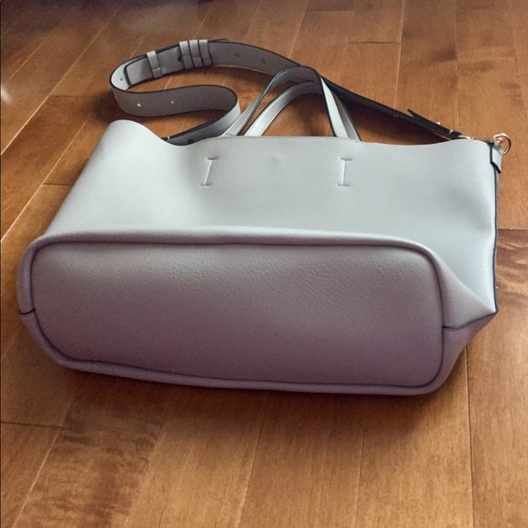 Topshop Grey/Silver Convertible Shoulder bag tote - Picture 9 of 9
